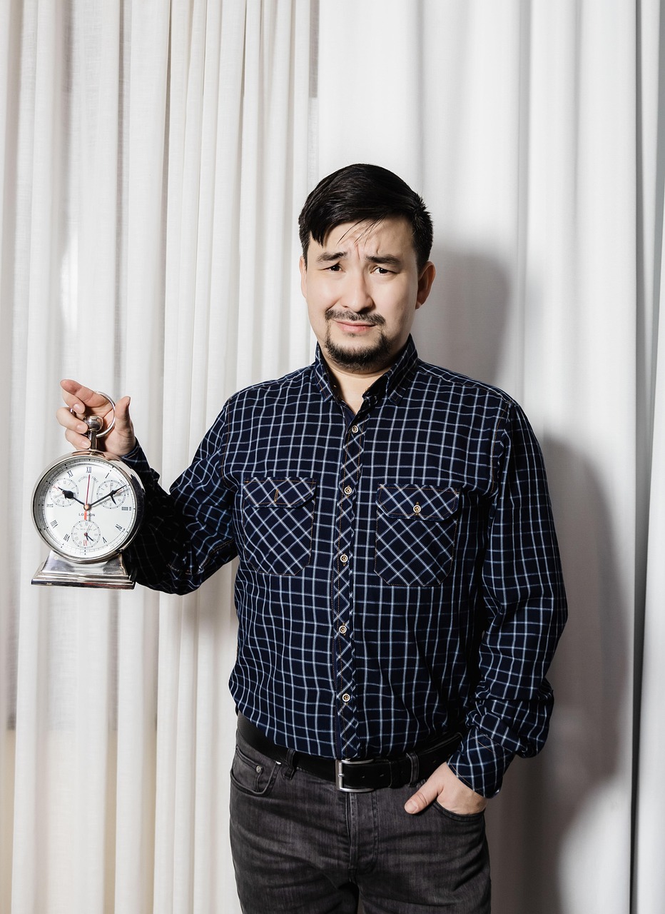 about-02 man, time management, alarm clock, minutes, time, asian, time management, time management, time management, time management, time management